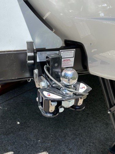 Hitch Bar Mount Installed Below the Trailer Tongue